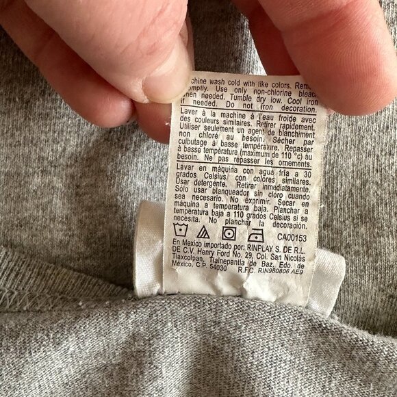 Men's M Gray Champion Logo Tee Casual Streetwear - Picture 7 of 7